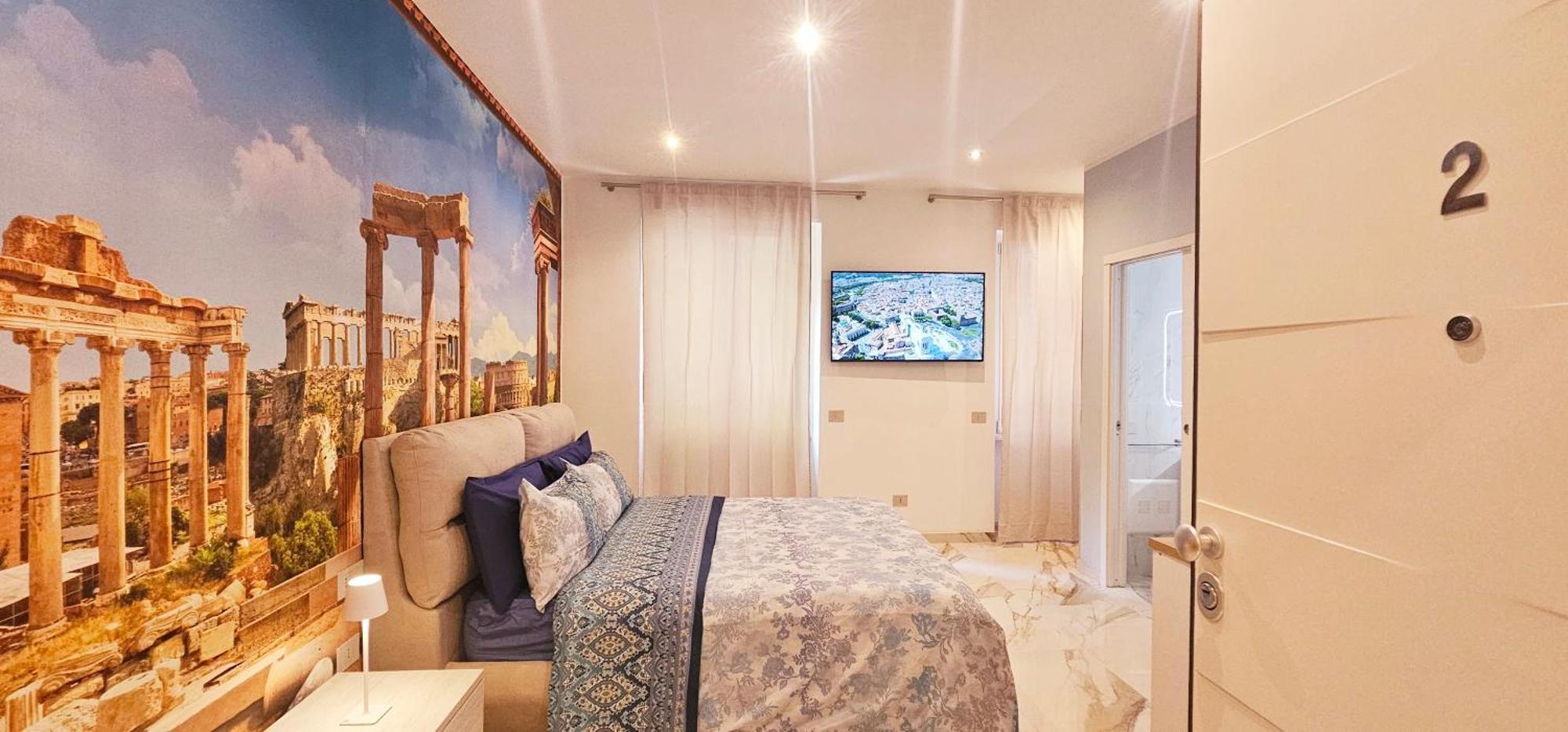 Il Magnifico Superior Rooms 400M From Tiburtina Railway Station And 290M From Metro Luaran gambar
