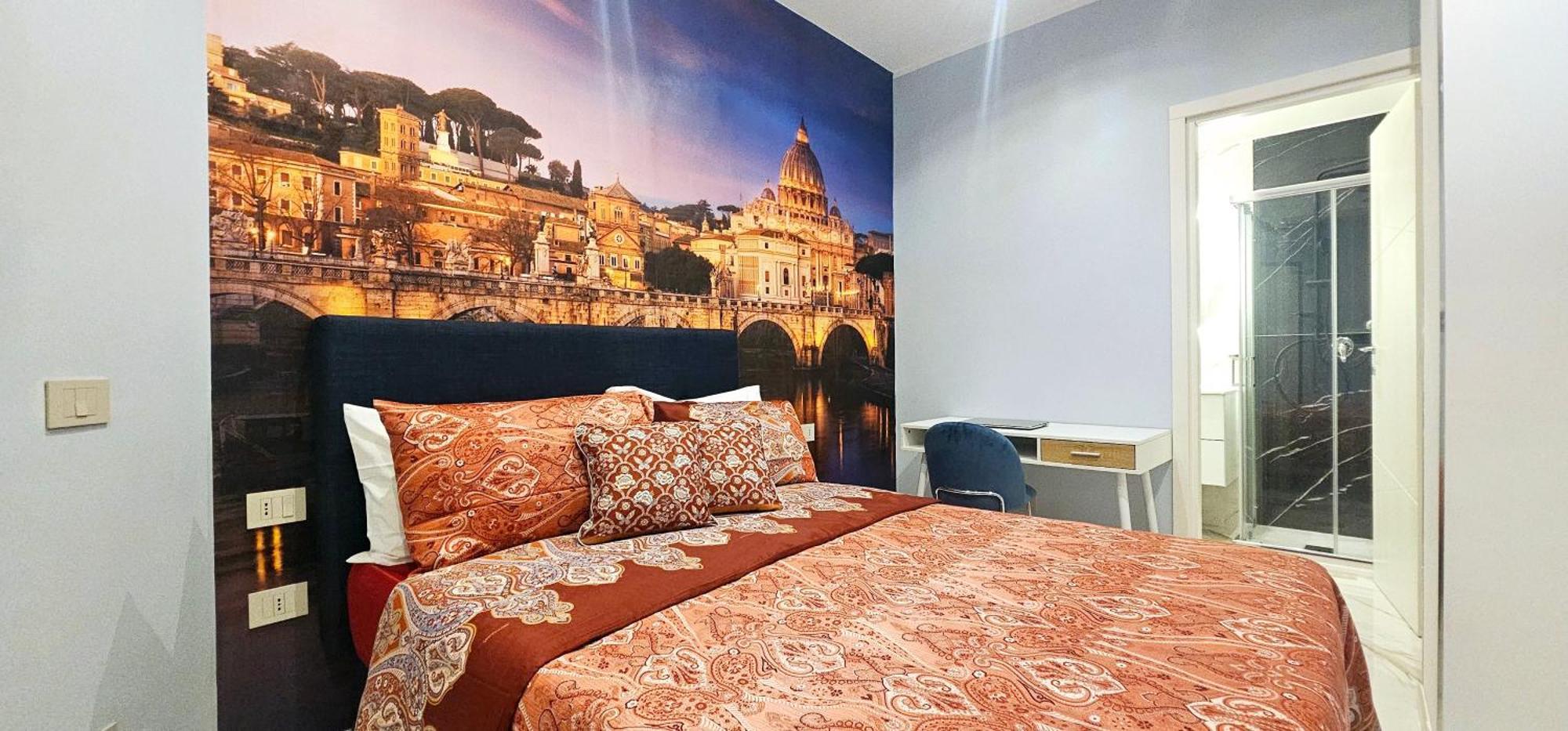 Il Magnifico Superior Rooms 400M From Tiburtina Railway Station And 290M From Metro Luaran gambar