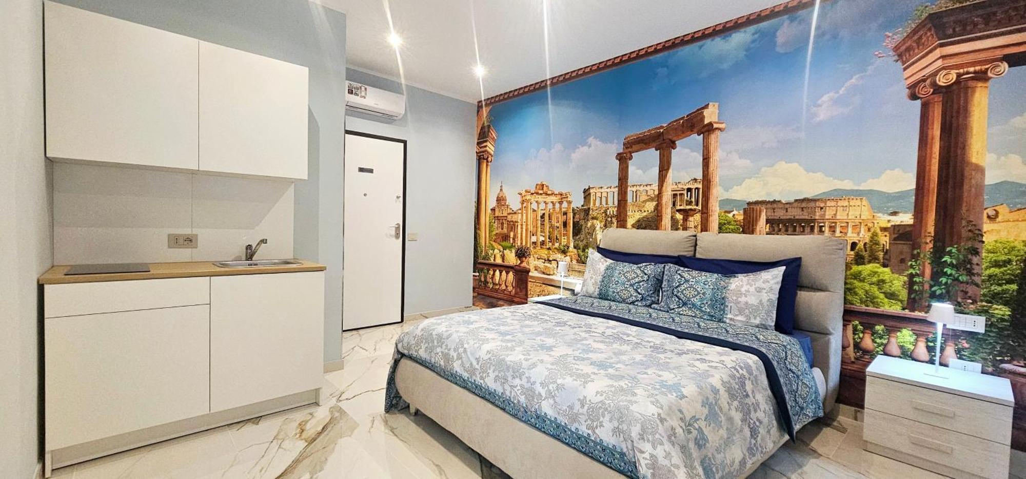Il Magnifico Superior Rooms 400M From Tiburtina Railway Station And 290M From Metro Luaran gambar