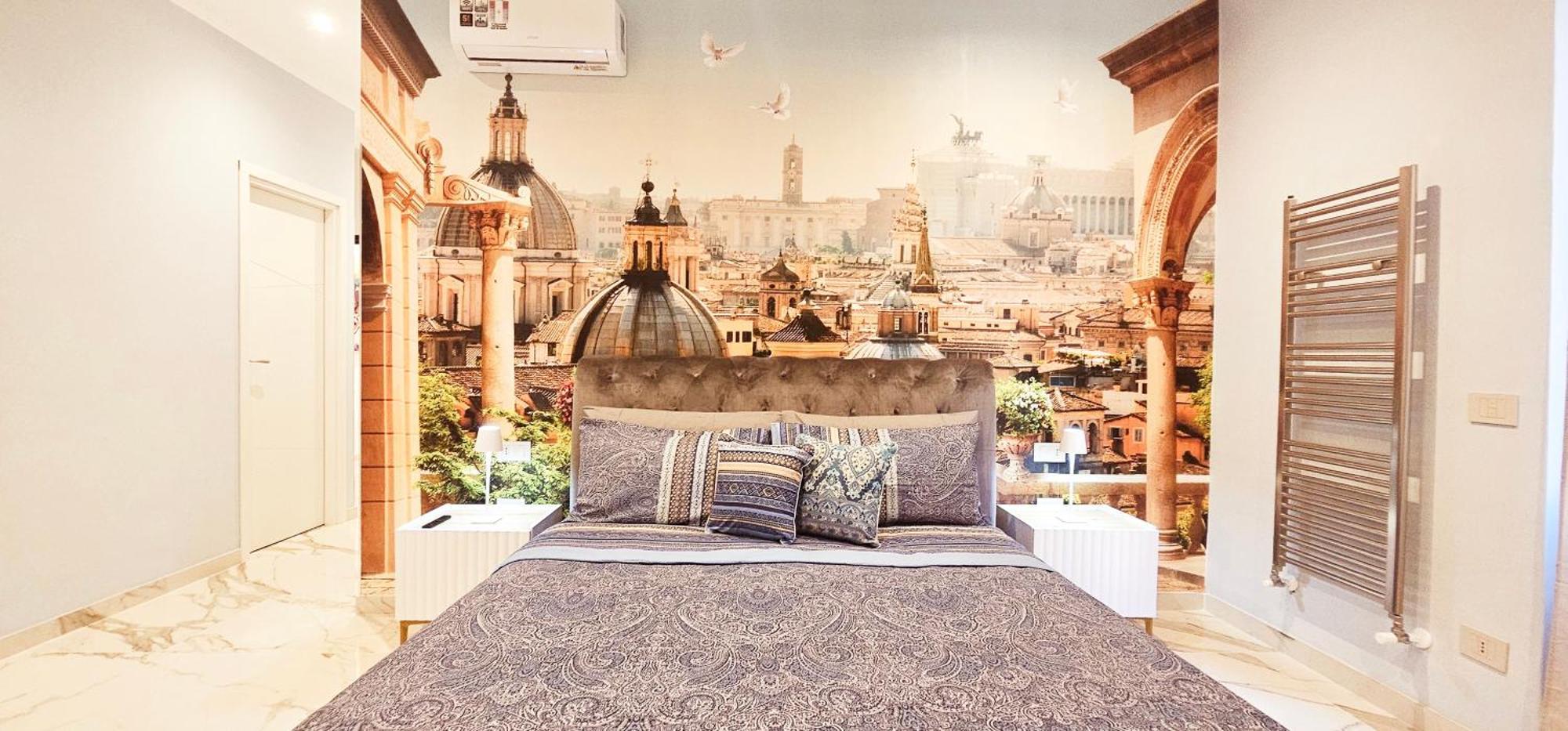 Il Magnifico Superior Rooms 400M From Tiburtina Railway Station And 290M From Metro Luaran gambar