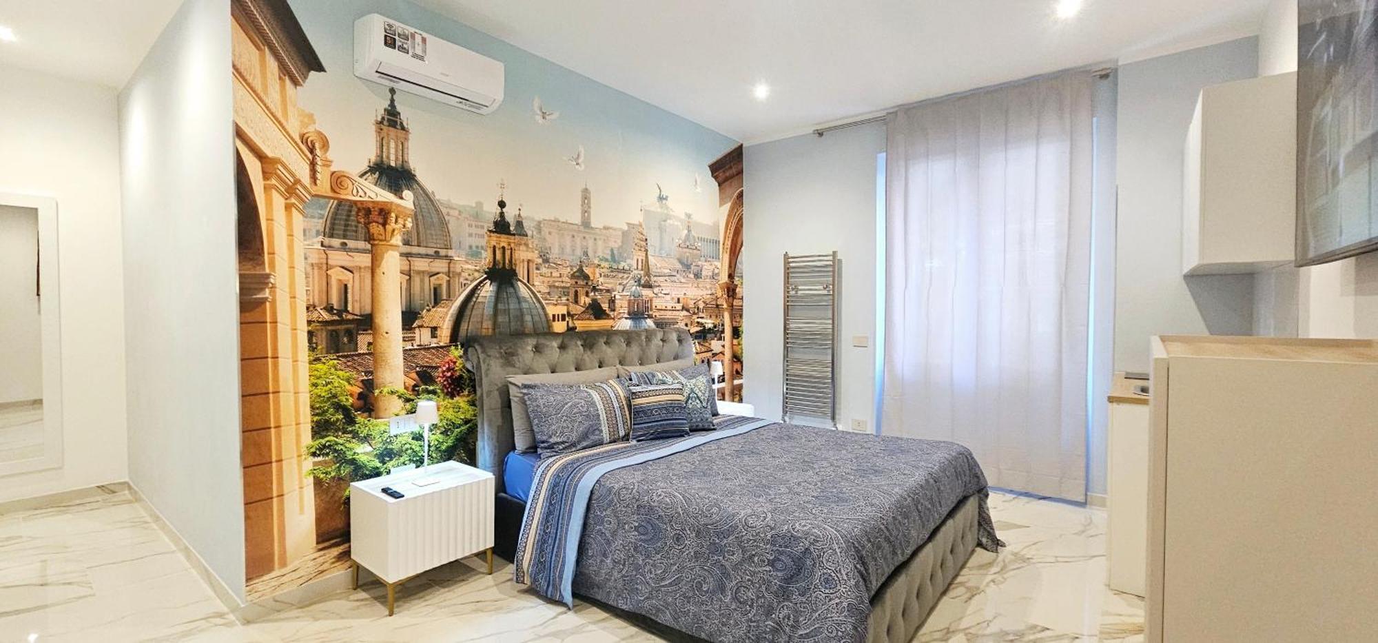 Il Magnifico Superior Rooms 400M From Tiburtina Railway Station And 290M From Metro Luaran gambar