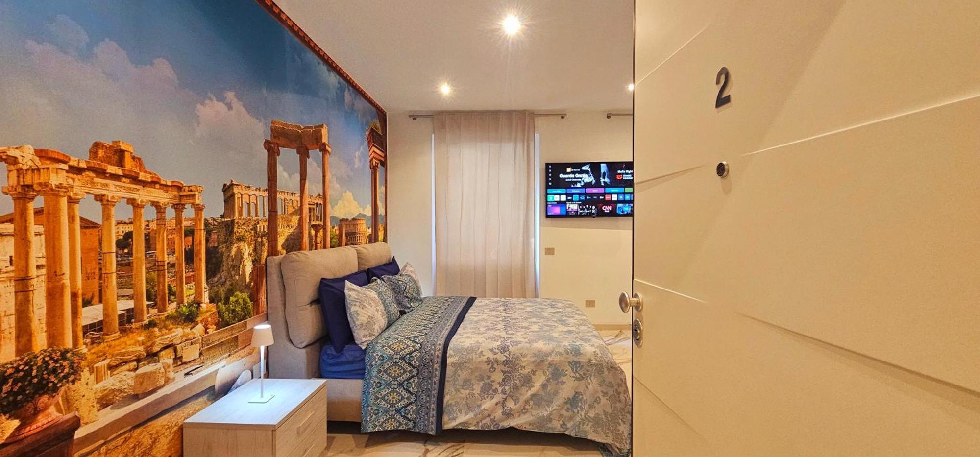 Il Magnifico Superior Rooms 400M From Tiburtina Railway Station And 290M From Metro Luaran gambar