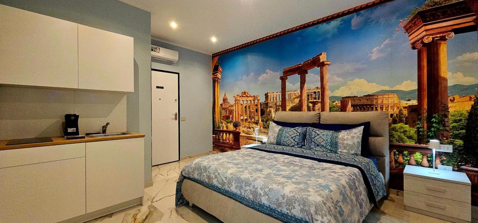 Il Magnifico Superior Rooms 400M From Tiburtina Railway Station And 290M From Metro Luaran gambar