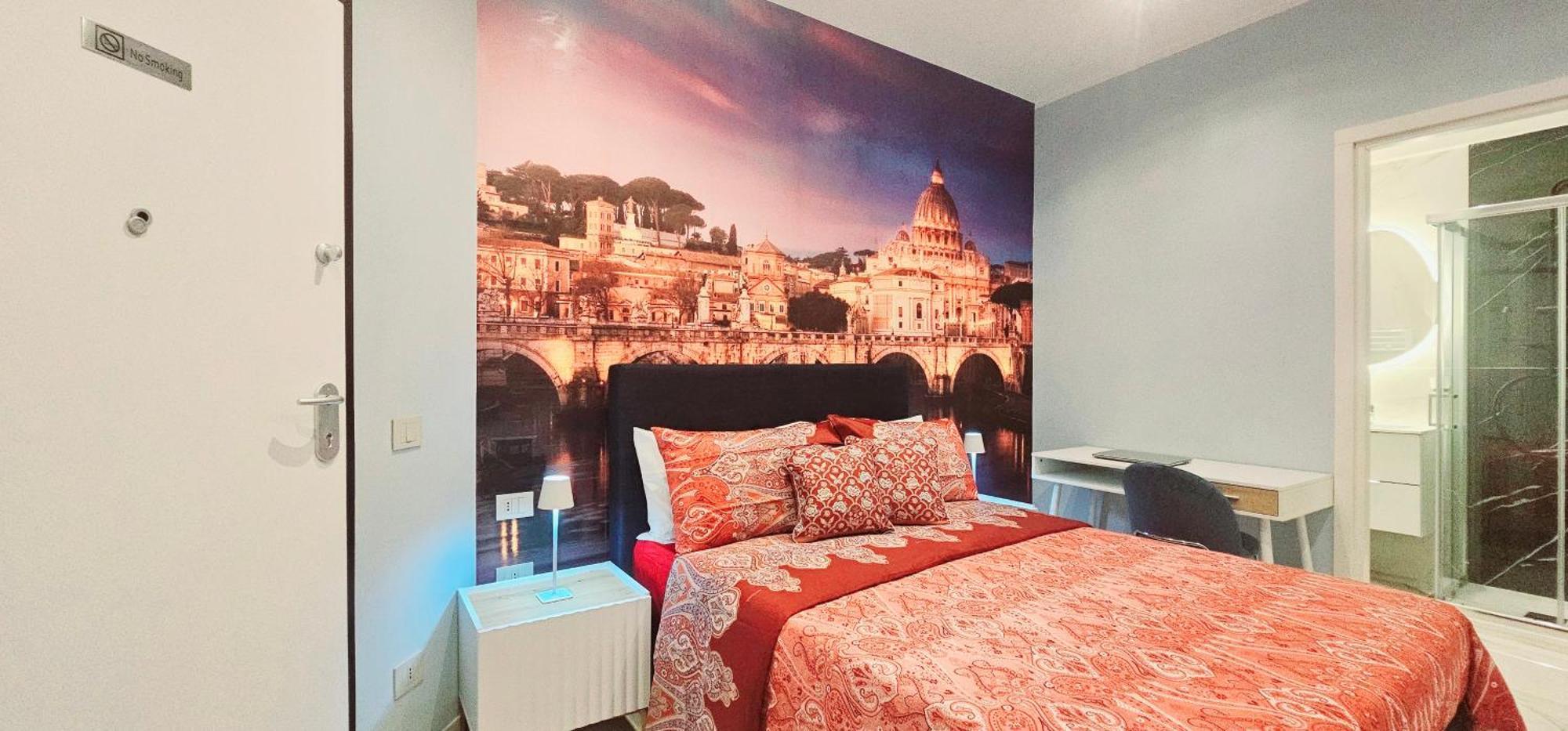 Il Magnifico Superior Rooms 400M From Tiburtina Railway Station And 290M From Metro Luaran gambar
