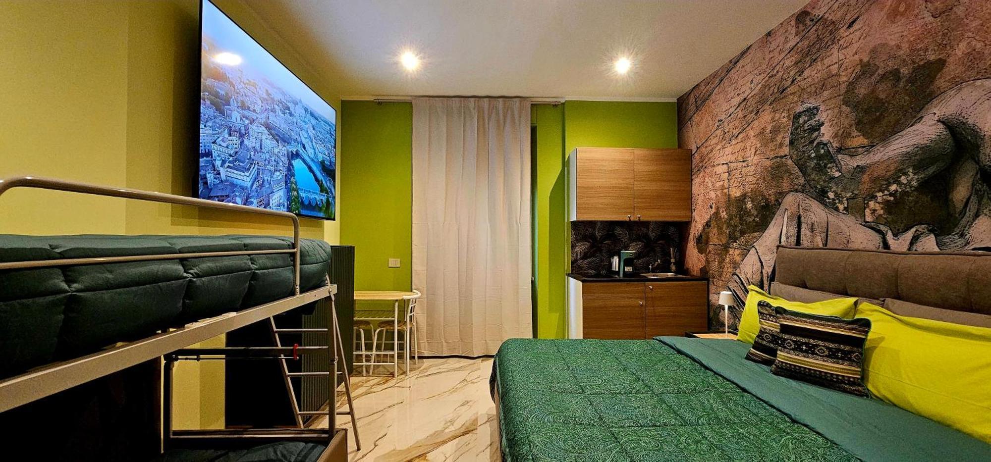 Il Magnifico Superior Rooms 400M From Tiburtina Railway Station And 290M From Metro Luaran gambar