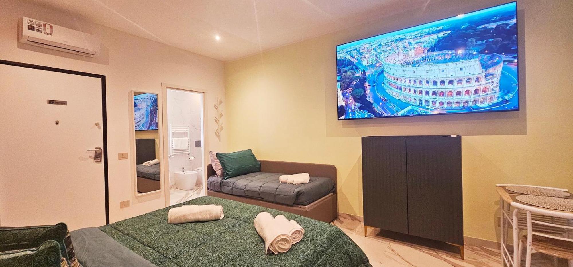 Il Magnifico Superior Rooms 400M From Tiburtina Railway Station And 290M From Metro Luaran gambar