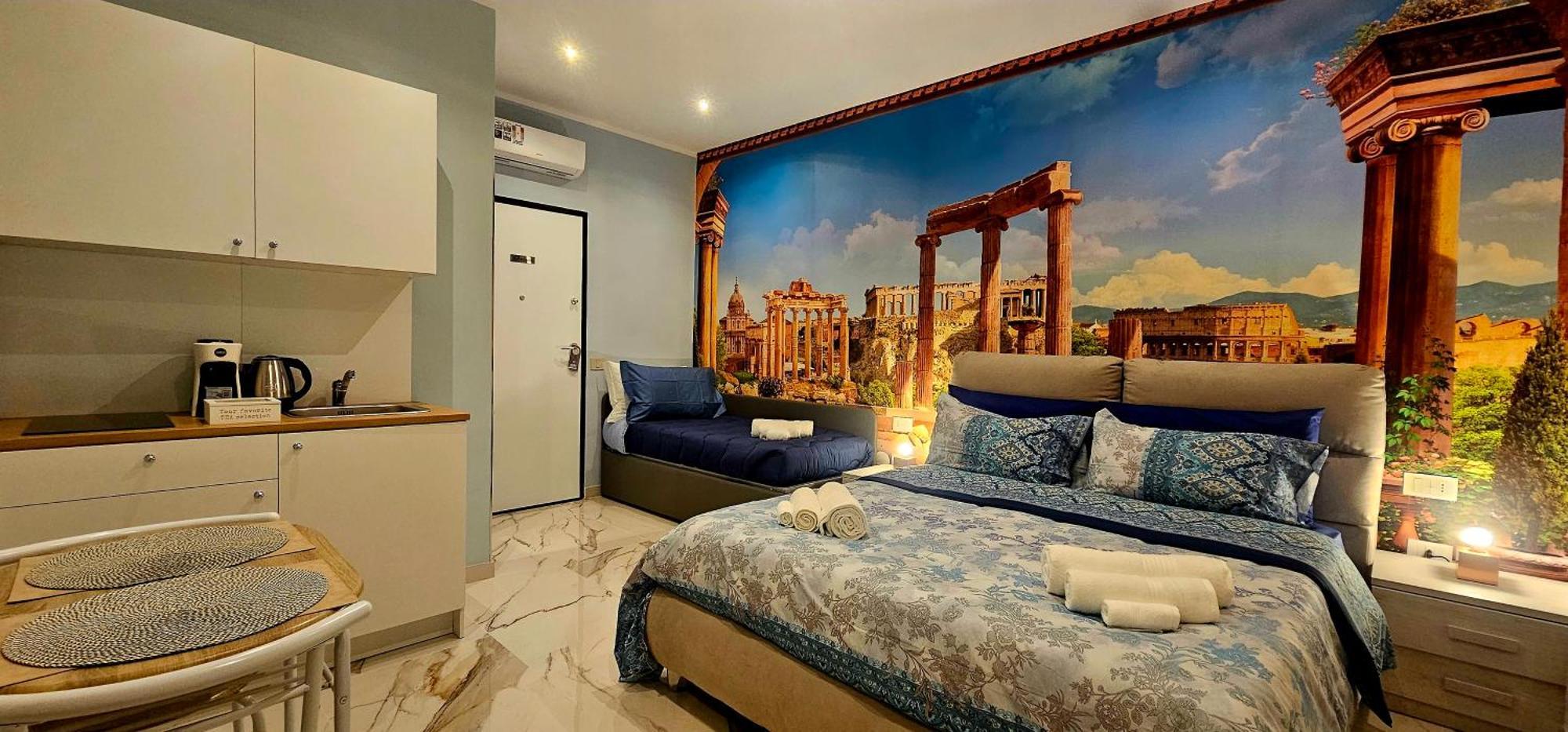 Il Magnifico Superior Rooms 400M From Tiburtina Railway Station And 290M From Metro Luaran gambar