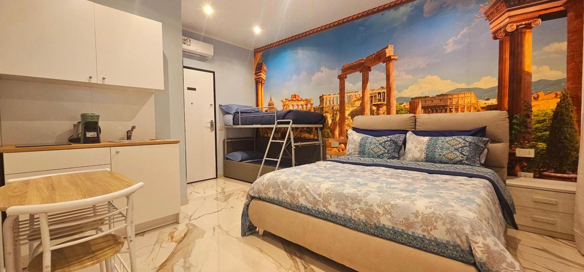 Il Magnifico Superior Rooms 400M From Tiburtina Railway Station And 290M From Metro Luaran gambar