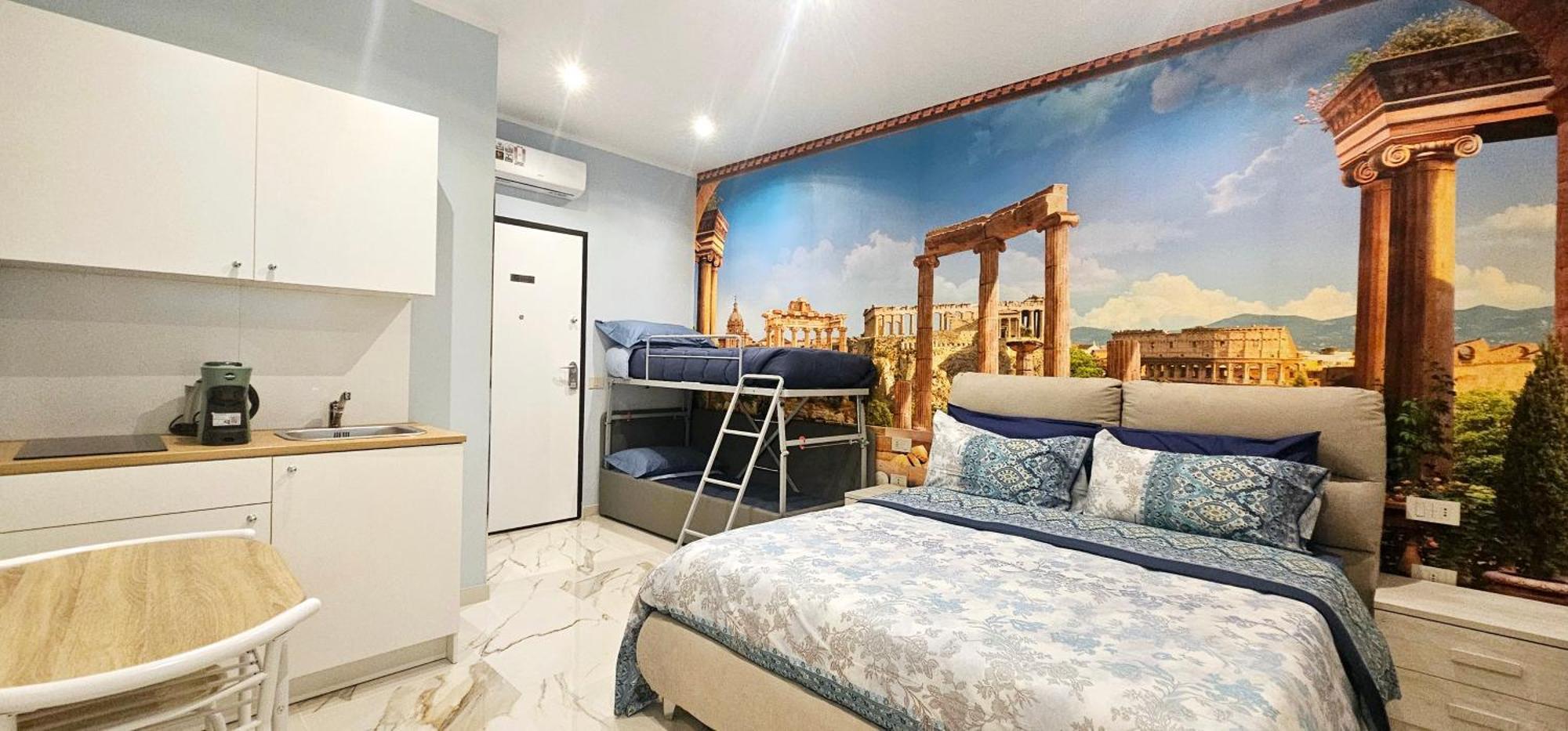 Il Magnifico Superior Rooms 400M From Tiburtina Railway Station And 290M From Metro Luaran gambar
