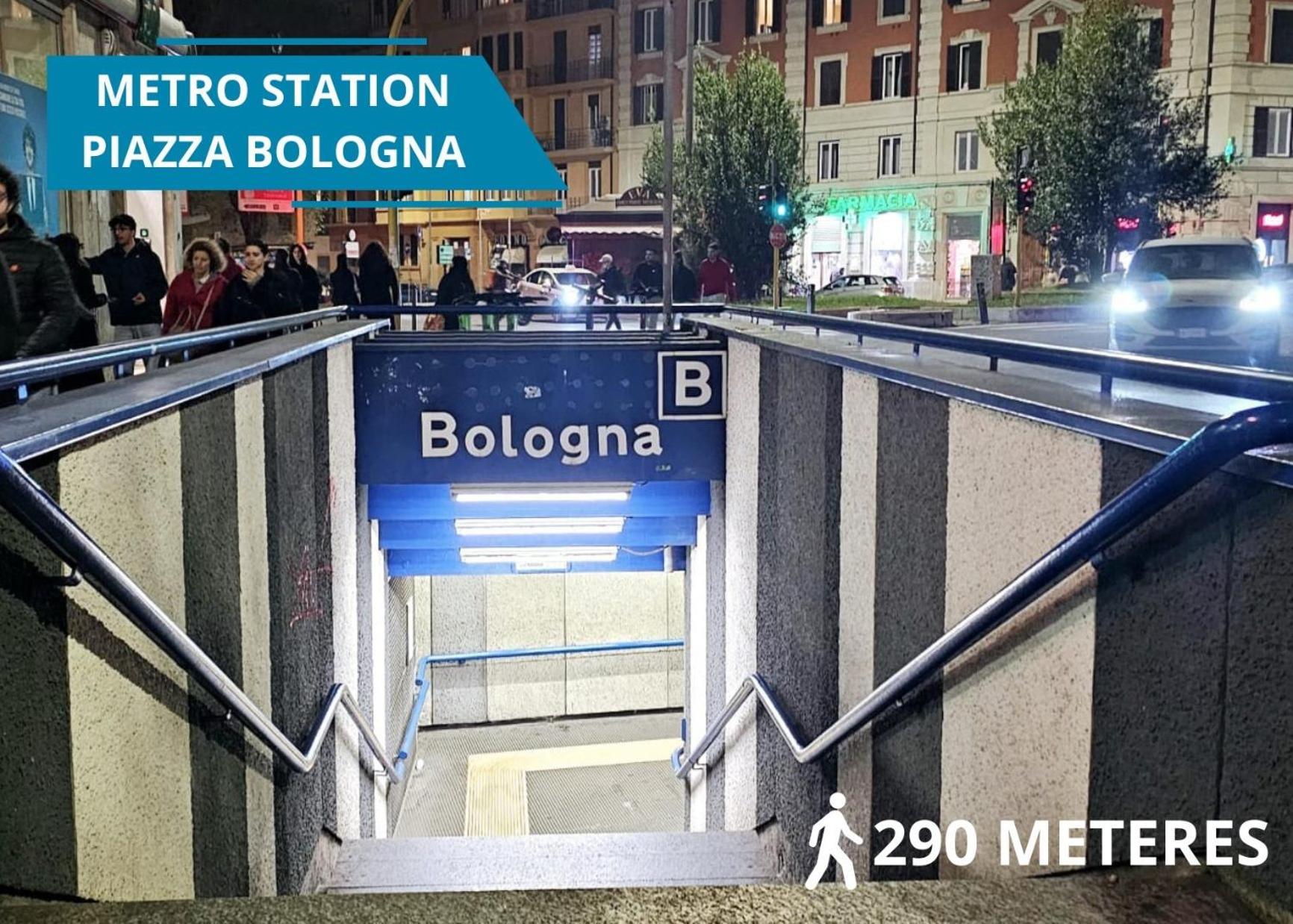 Il Magnifico Superior Rooms 400M From Tiburtina Railway Station And 290M From Metro Luaran gambar